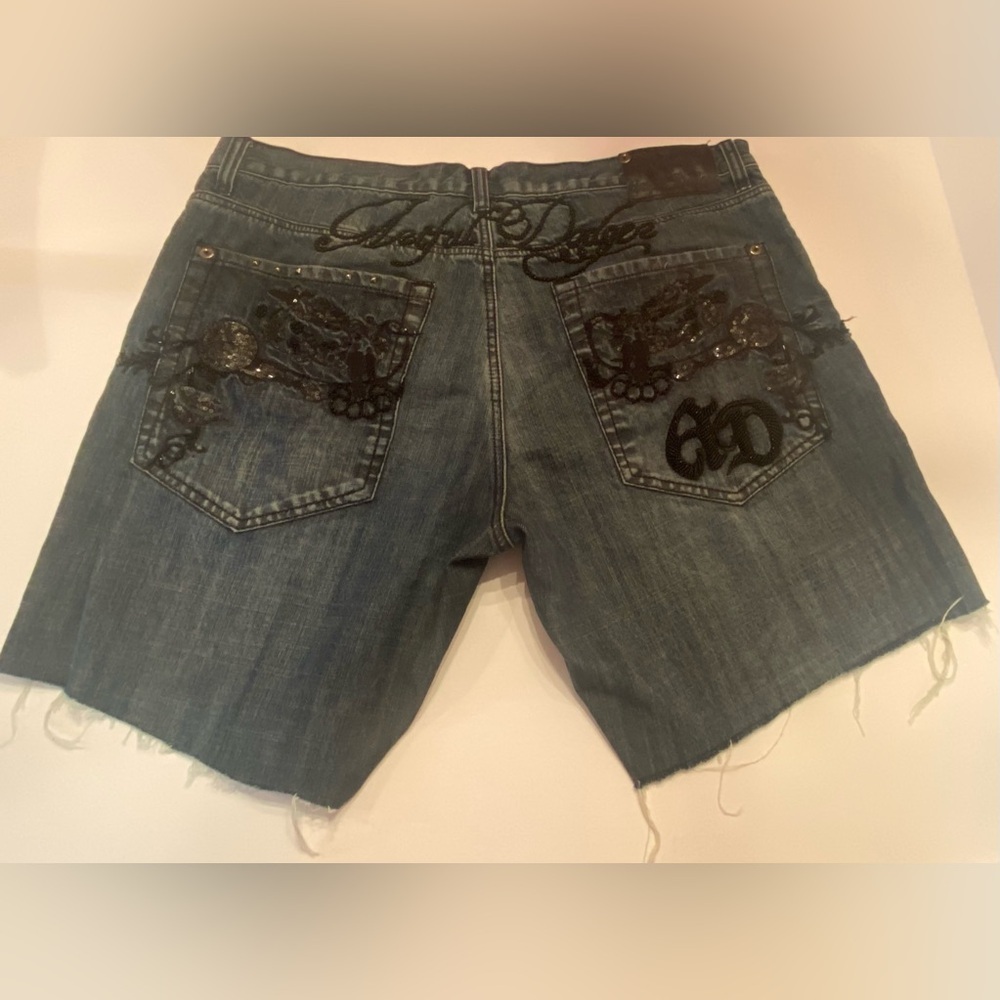 Artful Dodger Denim Men’s Jean Shorts‎ Embroidered Size 38